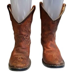 Smoky Mountain Boots Kids' Denver Brown Western Cowboy Boots Size 11.